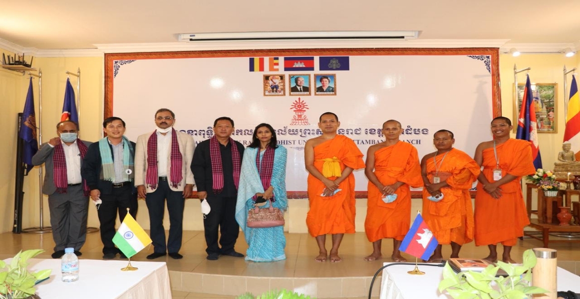  Ambassador Dr. Denyani Uttam Khobragade visited Preah Sihanouk Raja Buddhist University, Battambang