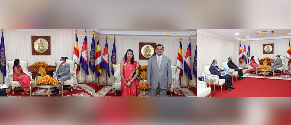  Ambassador Devyani Khobragade met with Deputy Prime Minister Sar Kheng